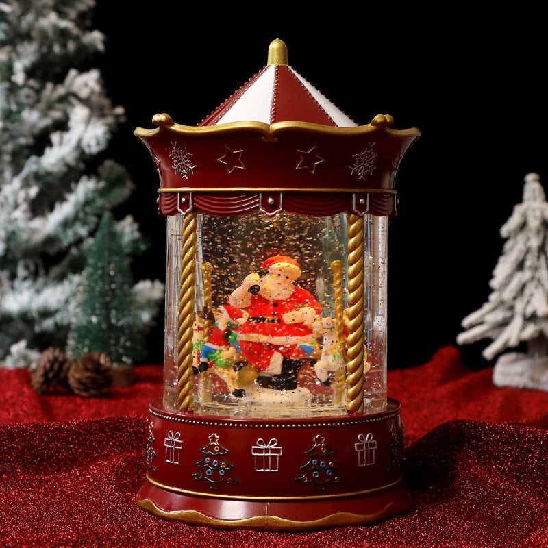 Nostalgic Christmas lantern with moving scenes Kalsten