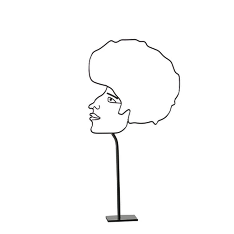 Artistic Outline Figure Statue