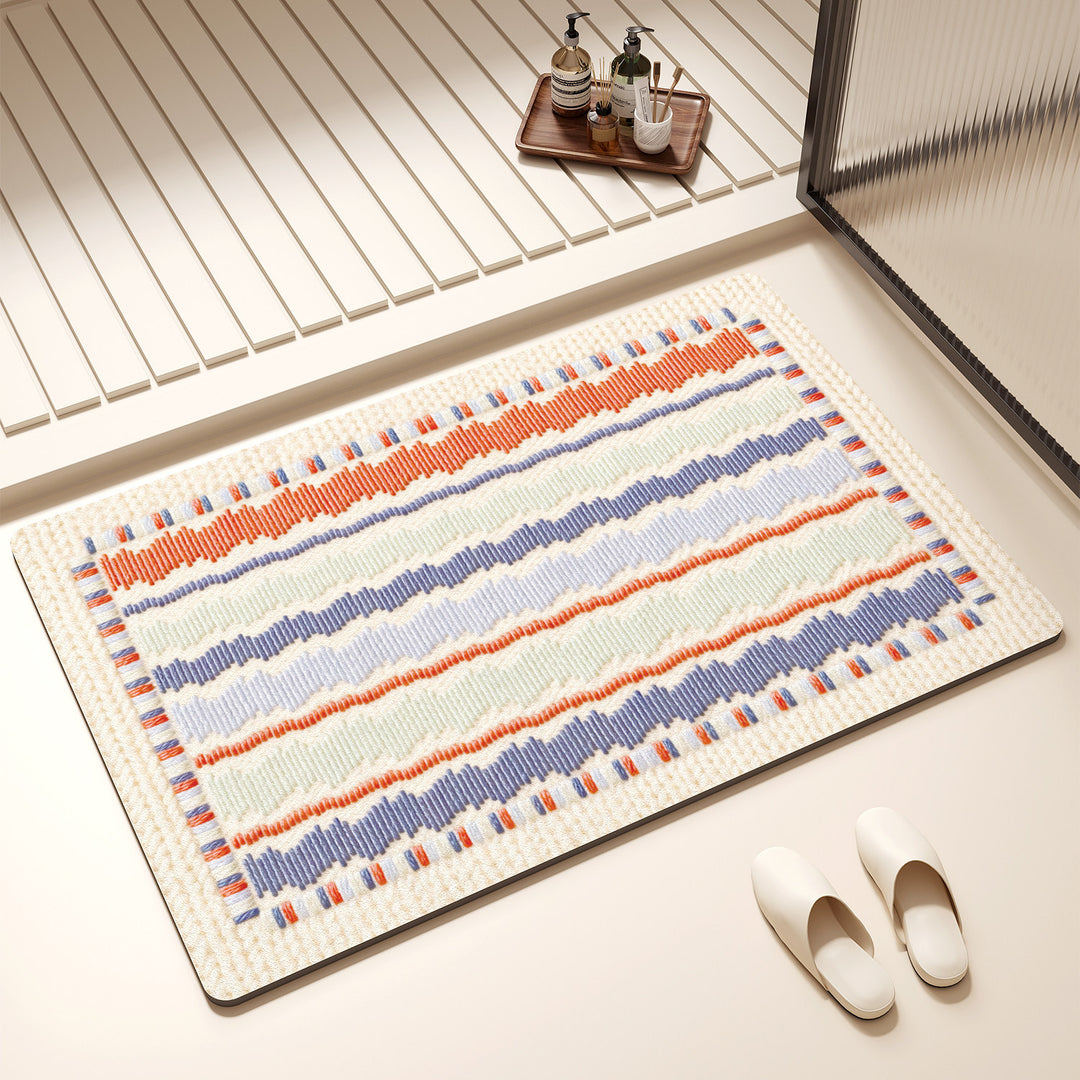 Colorful Geometric Kitchen Mat