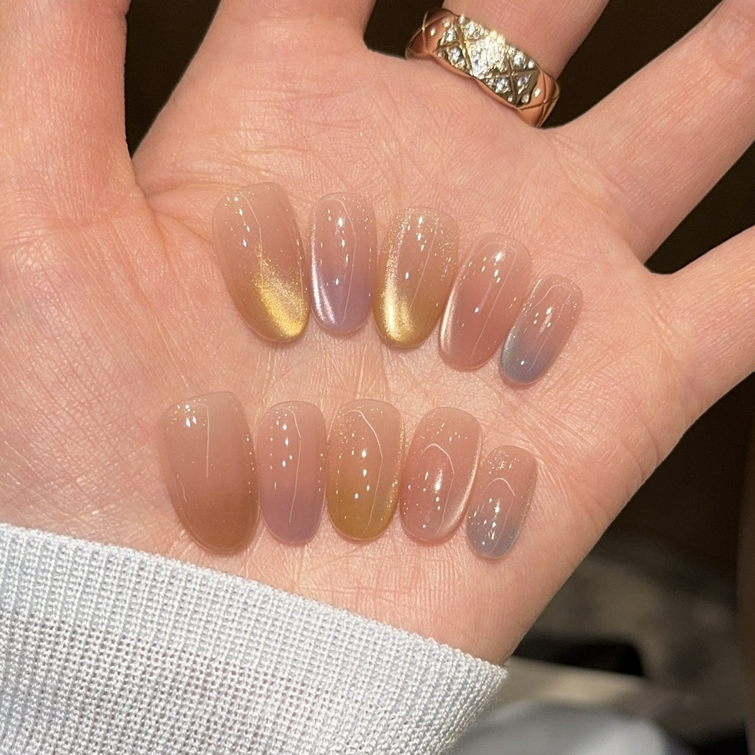 Acrylic Nail Set with Gradient Kalsten