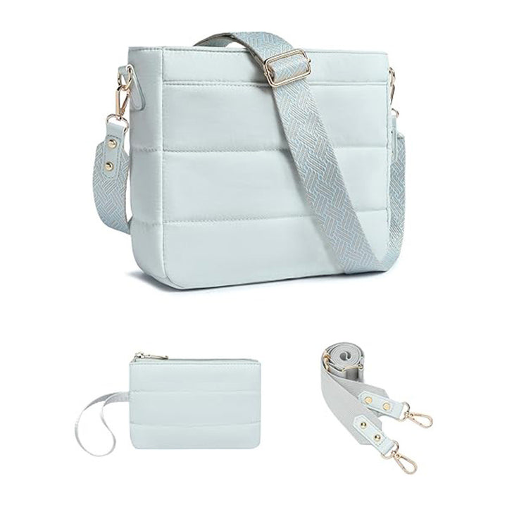 Fashionable shoulder bag with removable card case Kalsten