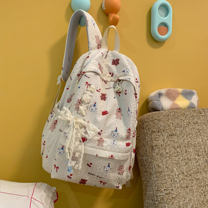 Cute Character Design Embellished Backpack Kalsten
