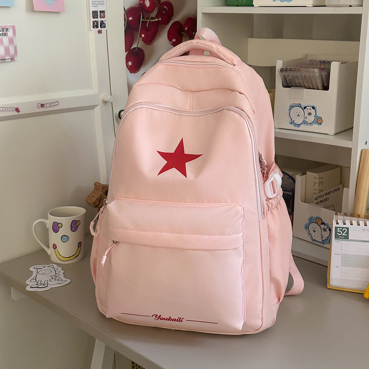 Casual Backpack with Stylish Star Design Kalsten