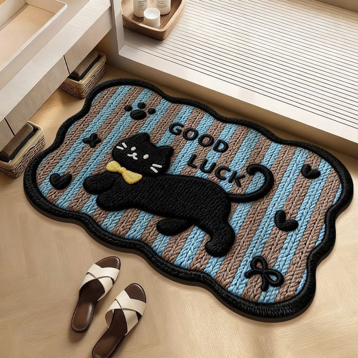 Cute Bunny-Themed Bath Mat
