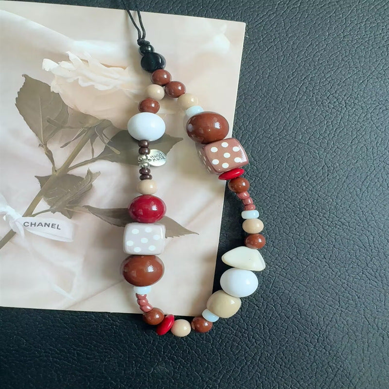 Decorative Beaded Charm Necklace Kalsten 1790135022