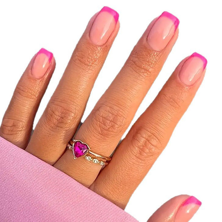 Chic French Tip Nail Enhancements Kalsten