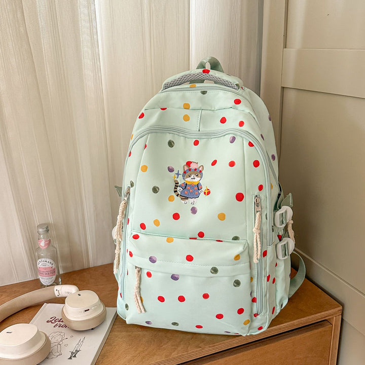 Whimsical Patterned School Backpack