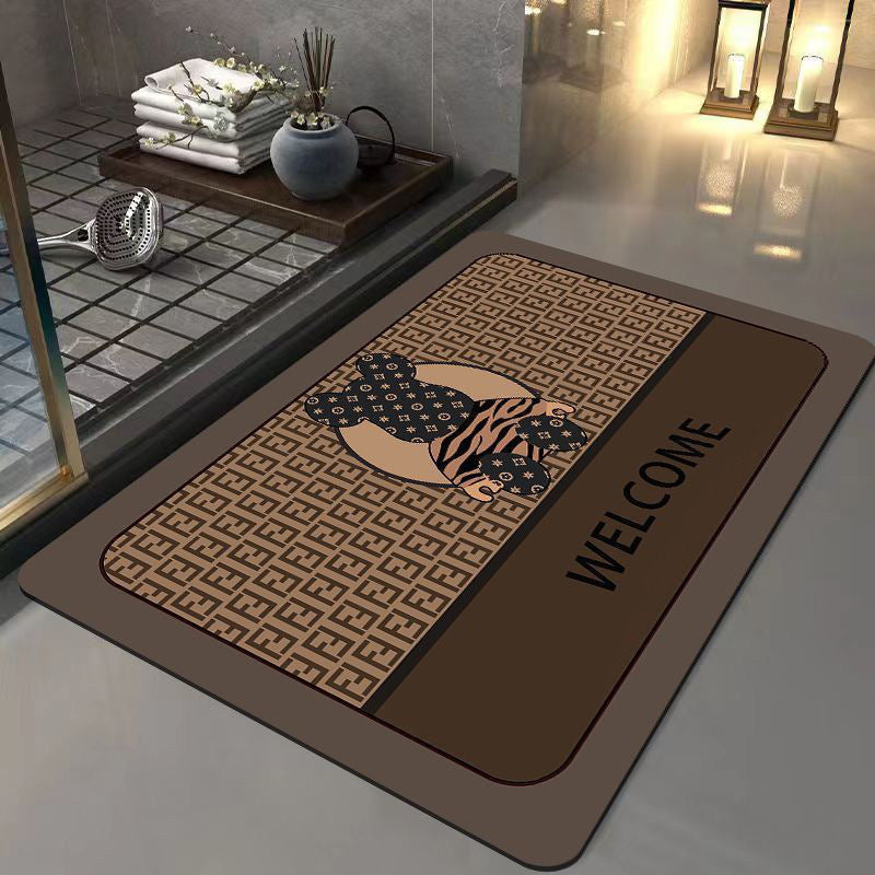 Luxury Abstract Design Bath Mat