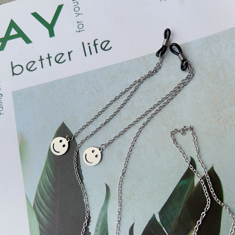 Chic Smiley Face Eyewear Chain Kalsten