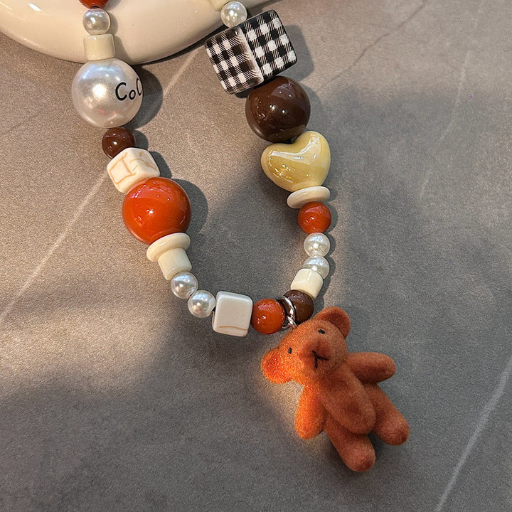 Decorative Beaded Charm Necklace Kalsten 1790134836