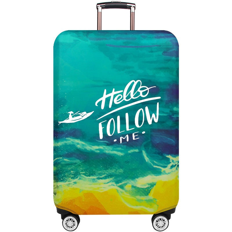 Women's hard-shell suitcase with creative marine theme Kalsten