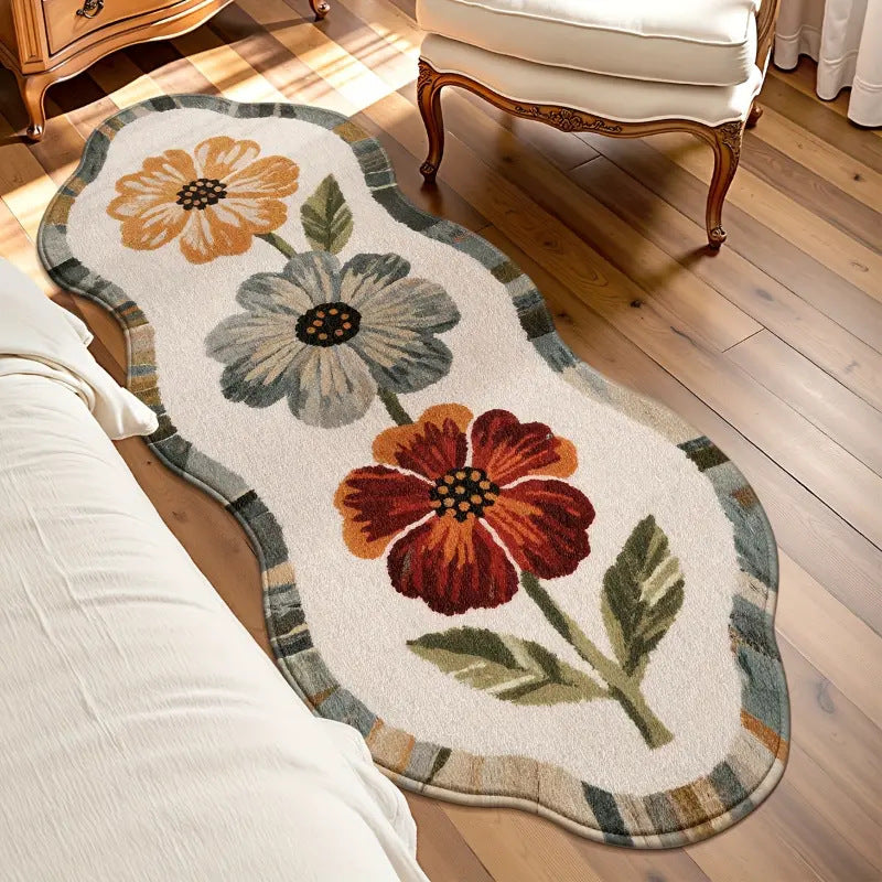 Floral Patterned Area Rug