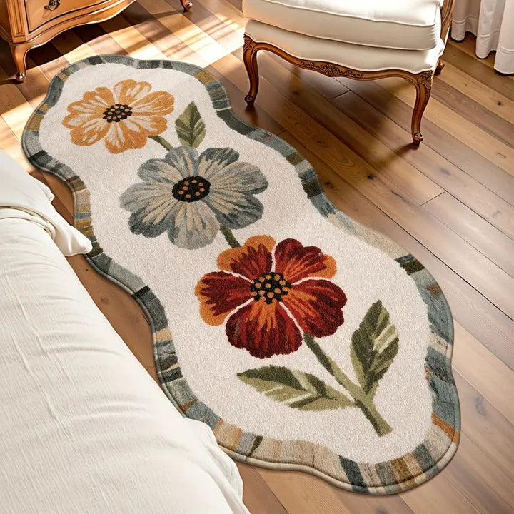 Floral Patterned Area Rug