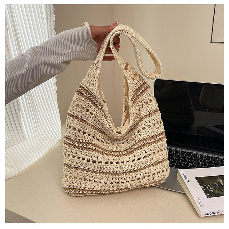 Hand-knotted Beachbag Kalsten