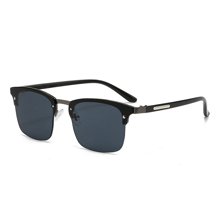 Ladies elegant square sunglasses with metallic accents Kalsten