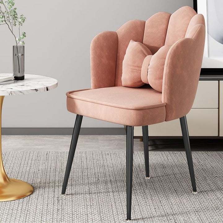 Modern Accent Chair with Gold Legs Kalsten