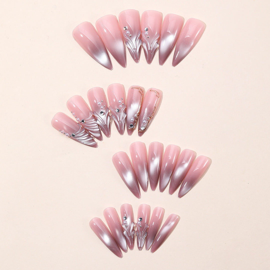 Elegant Sculpted Nail Art Extensions Kalsten