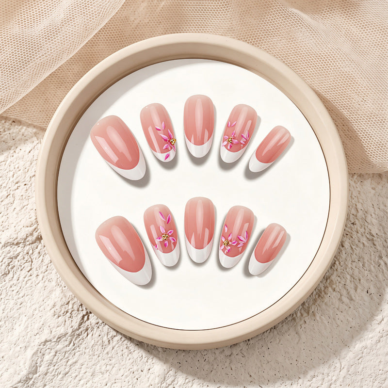 Elegant Floral Press-On Nails Kalsten