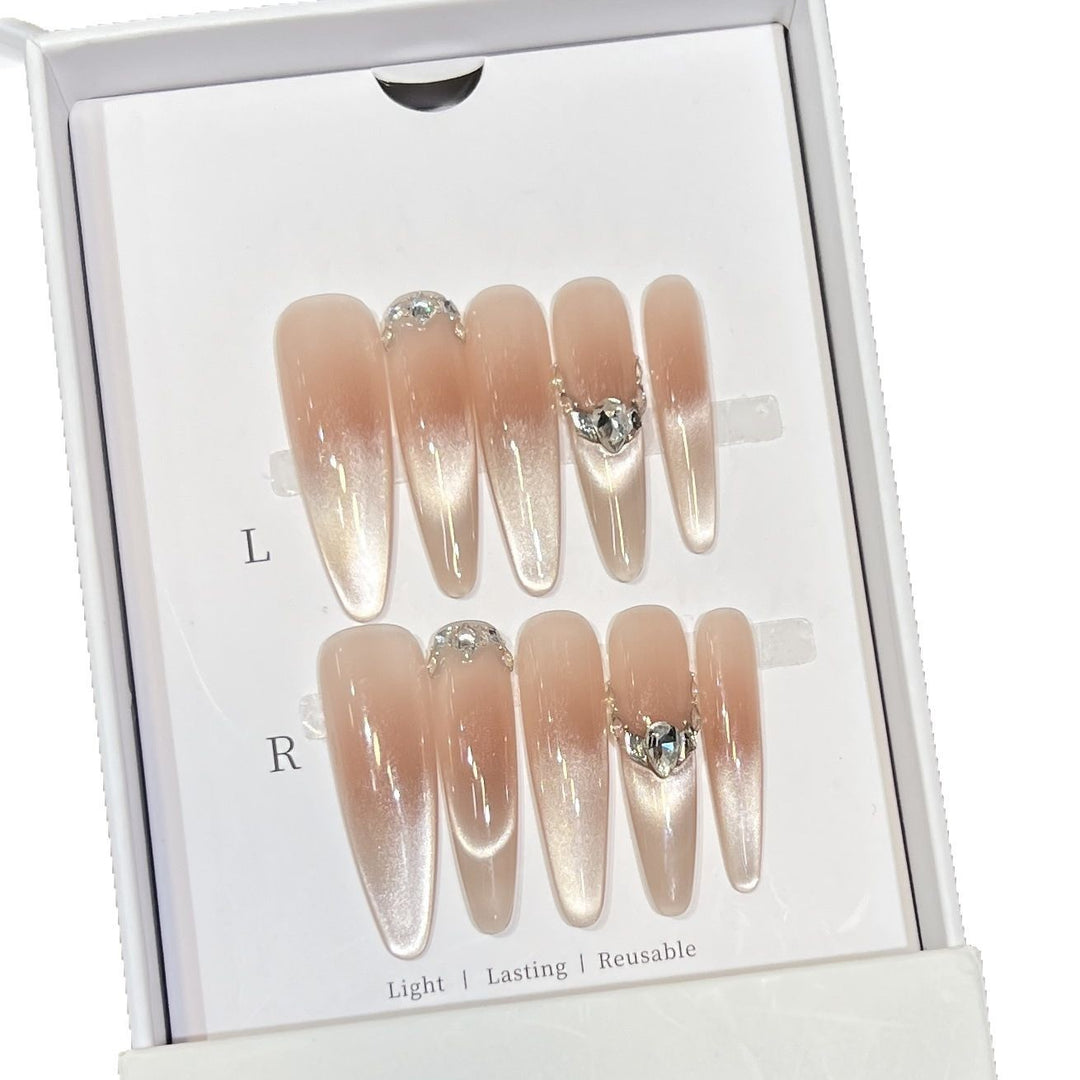 Reusable Press-On Nail Art Set Kalsten