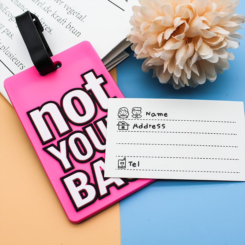 Unisex Luggage Tag with Eye-catching Message Kalsten