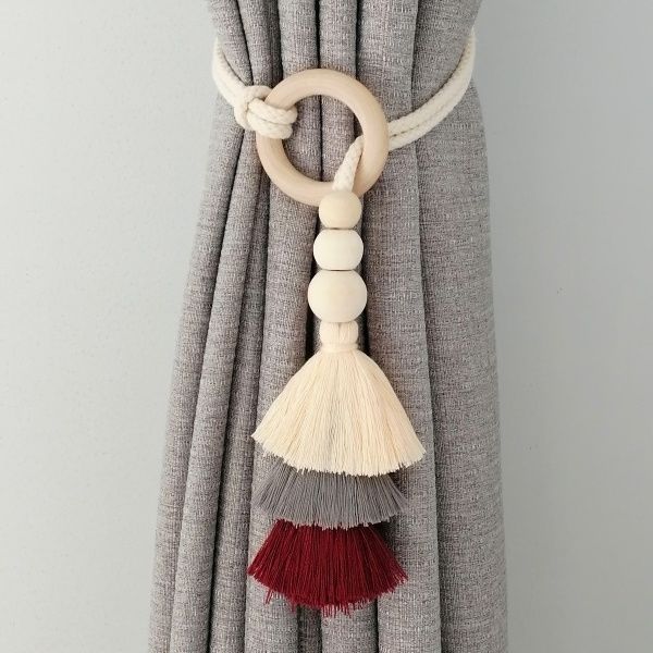 Decorative curtain holder with tassels Kalsten