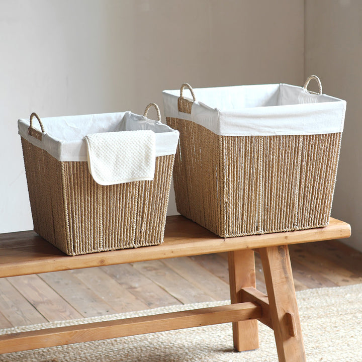Storage basket with practical handles Kalsten