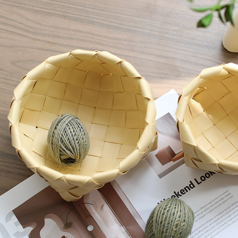 Handwoven Decorative Woven Serving Bowl Kalsten