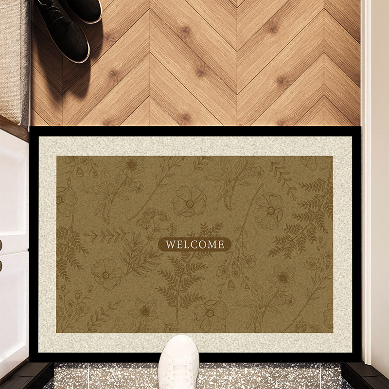 Elegant Textured Welcome Mat