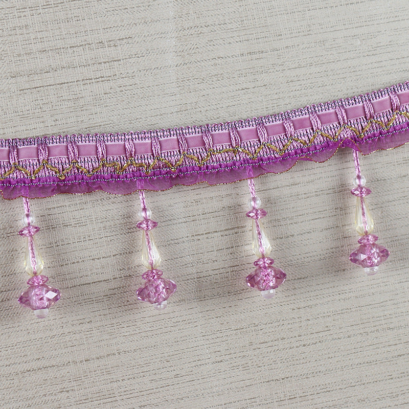 Decorative lace trim with pearls Kalsten