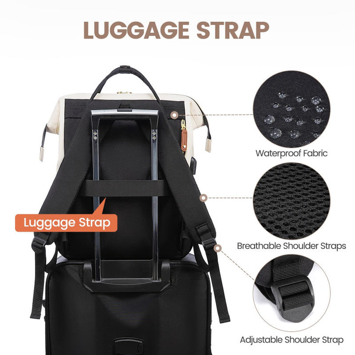 Multifunctional Laptop Backpack with Insulated Interior Compartment and Practical Outer Pockets Kalsten