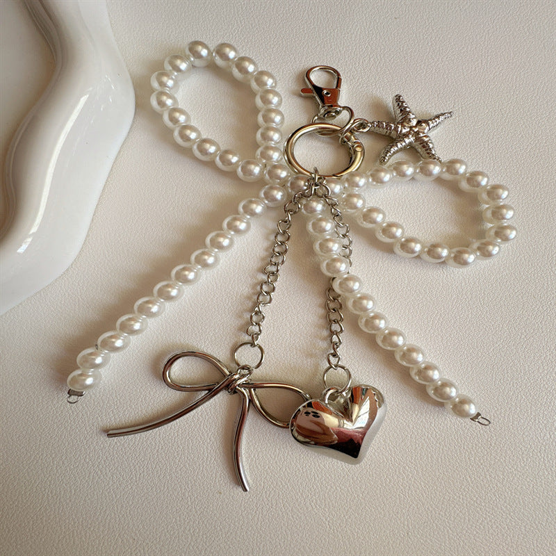 Elegant Pearl Charm Keychain Kalsten