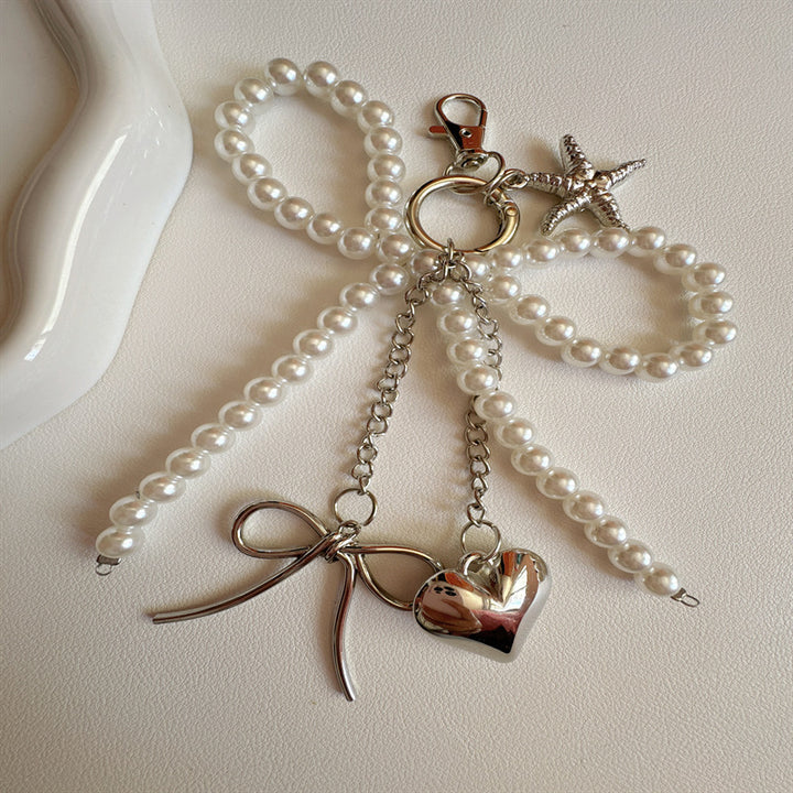 Elegant Pearl Charm Keychain Kalsten