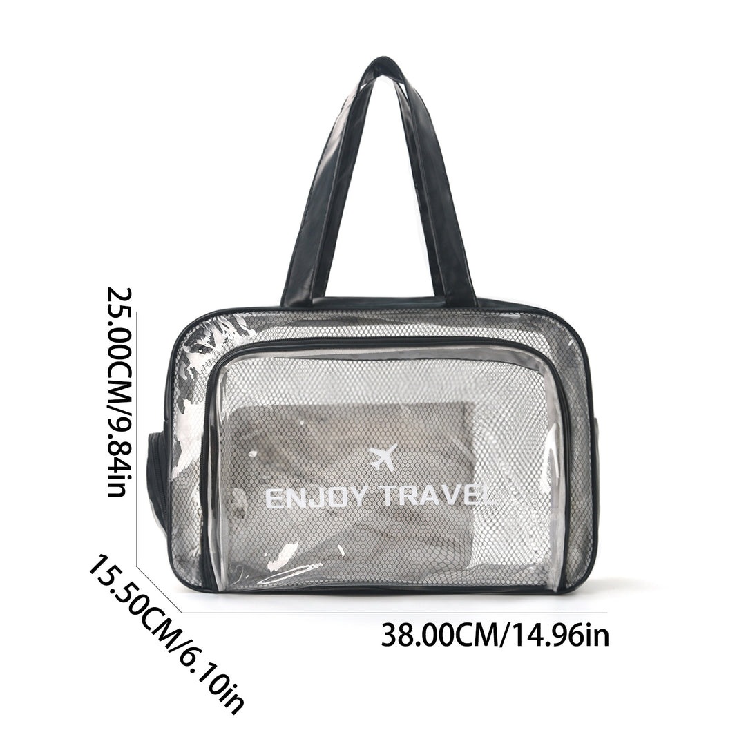 Transparent Travel Bag with Versatile Compartments Kalsten
