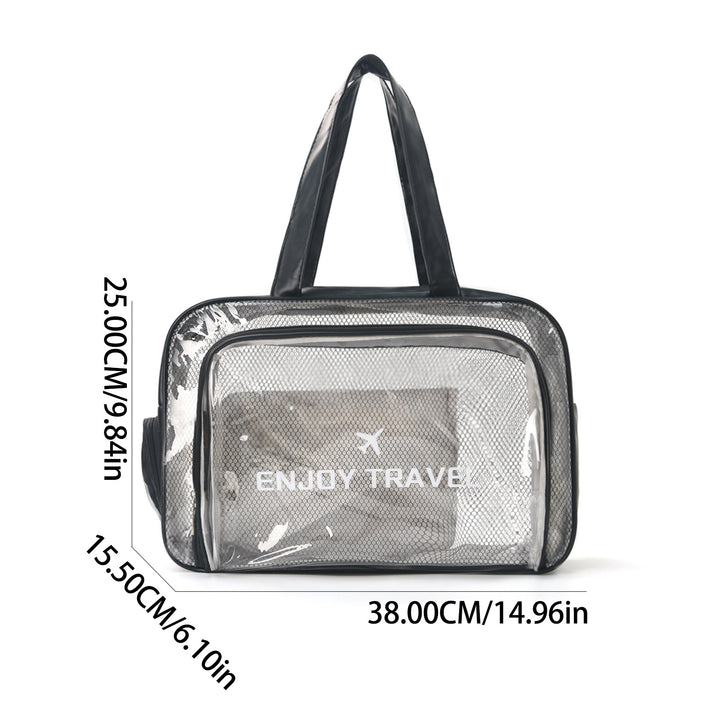 Transparent Travel Bag with Versatile Compartments Kalsten