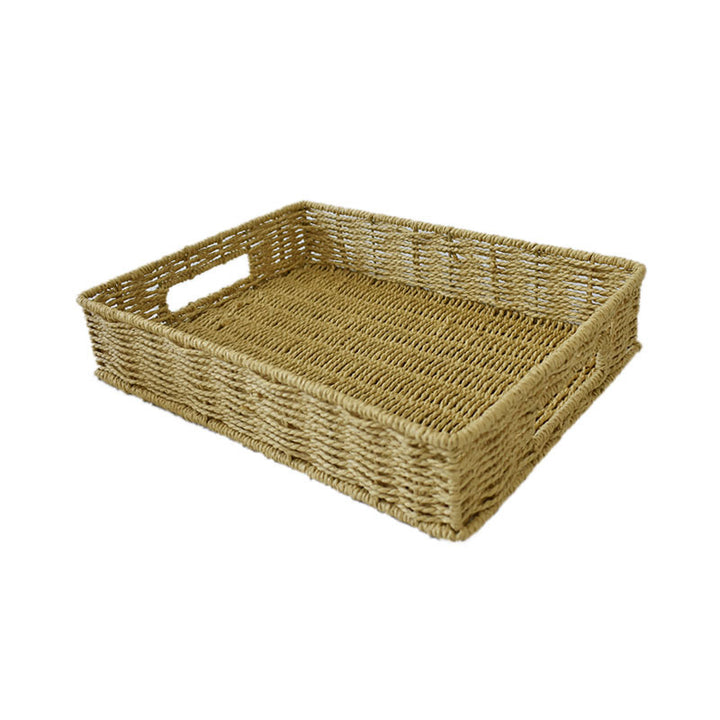 Elegant Woven Storage Tray Kalsten