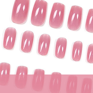 Elegant Square-Shape Gel Nail Enhancements Kalsten