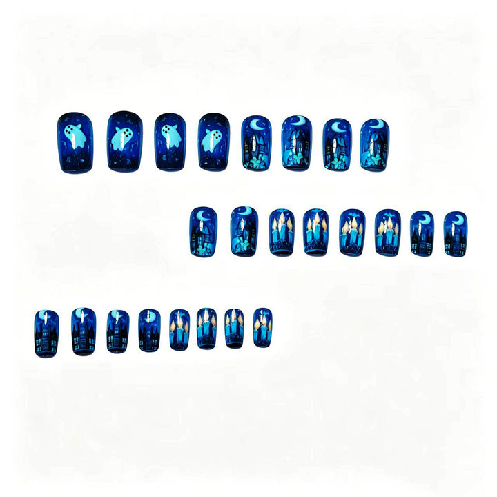Creative art nails with festive Halloween design Kalsten