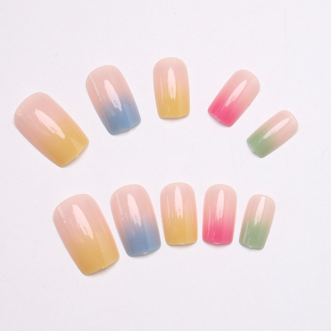 Ombre Gradient Press-On Nails Kalsten