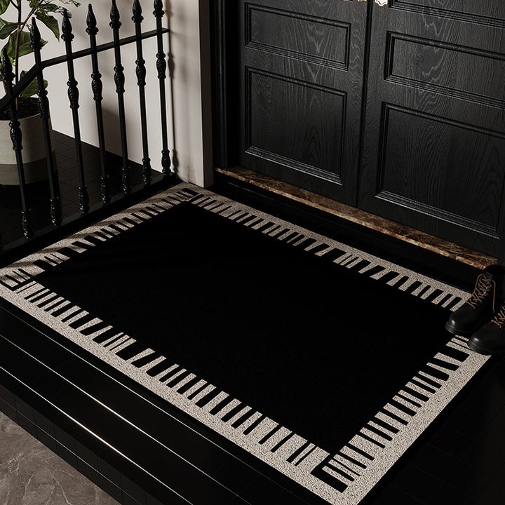 Floral Design Decorative Entrance Mat