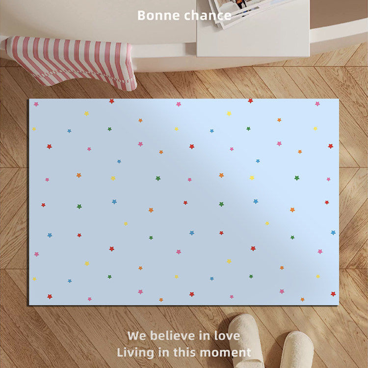 Star-Patterned Floor Mat