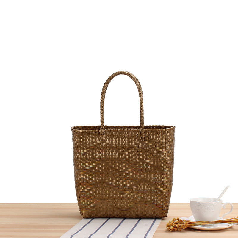 Practical tote bag with wave pattern Kalsten