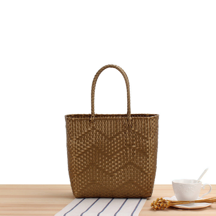 Practical tote bag with wave pattern Kalsten