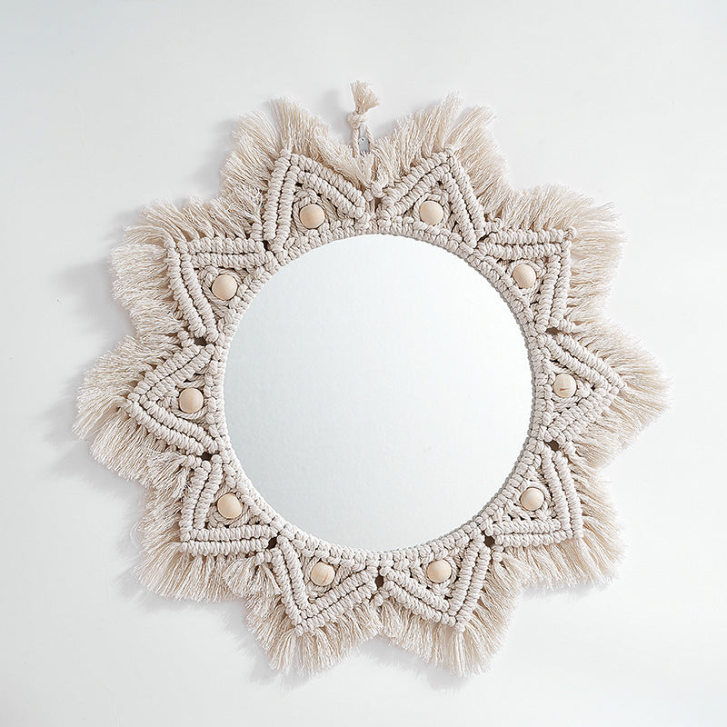 Macrame Wall Mirror Kalsten