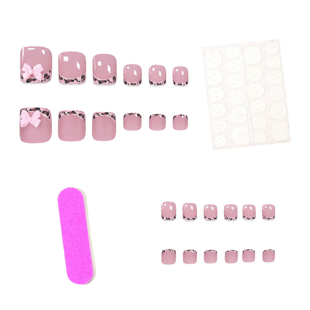 Floral-Themed Pedicure Nail Art Enhancements Kalsten