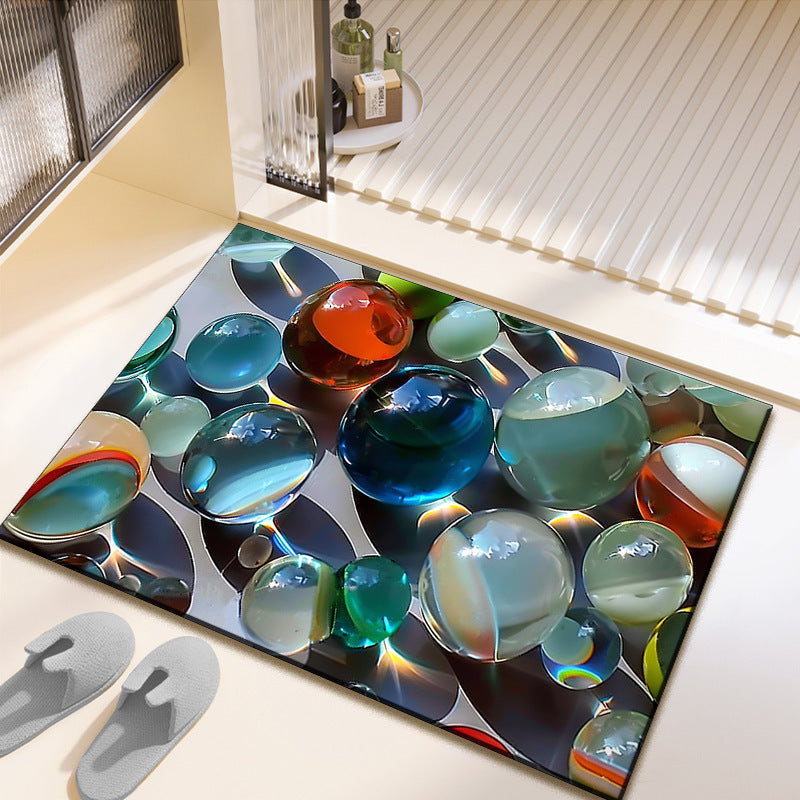 Artistic Photo-Printed Bath Mat