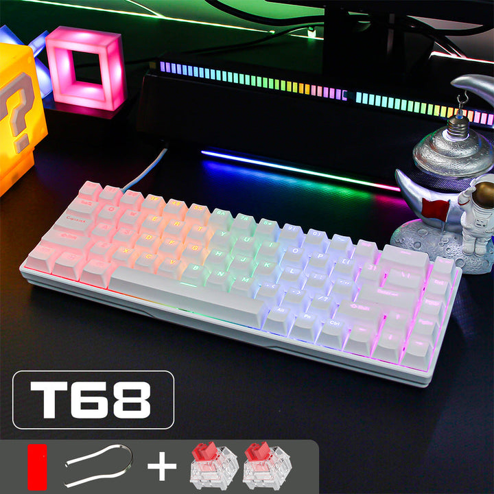 Compact RGB Mechanical Keyboard with Customizable Keys Kalsten