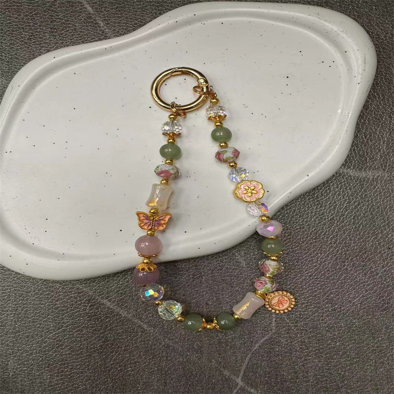 Decorative Beaded Charm Keychain Kalsten 1790135355