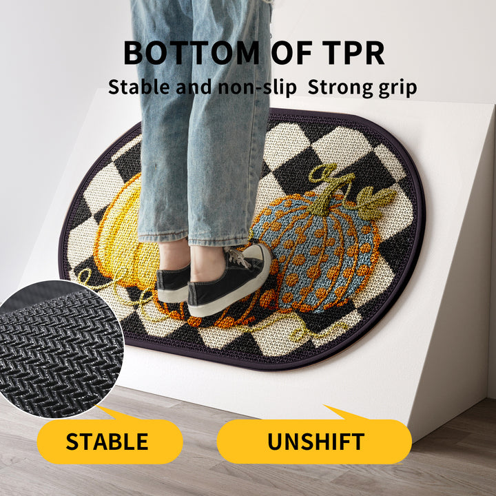 Decorative Pumpkin Bath Mat