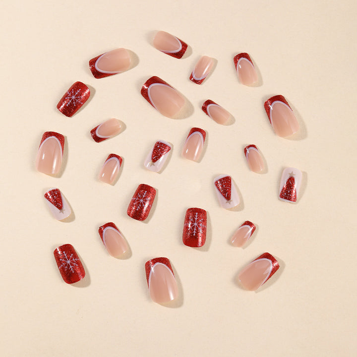 Festive Themed Acrylic Nail Art Extensions Kalsten