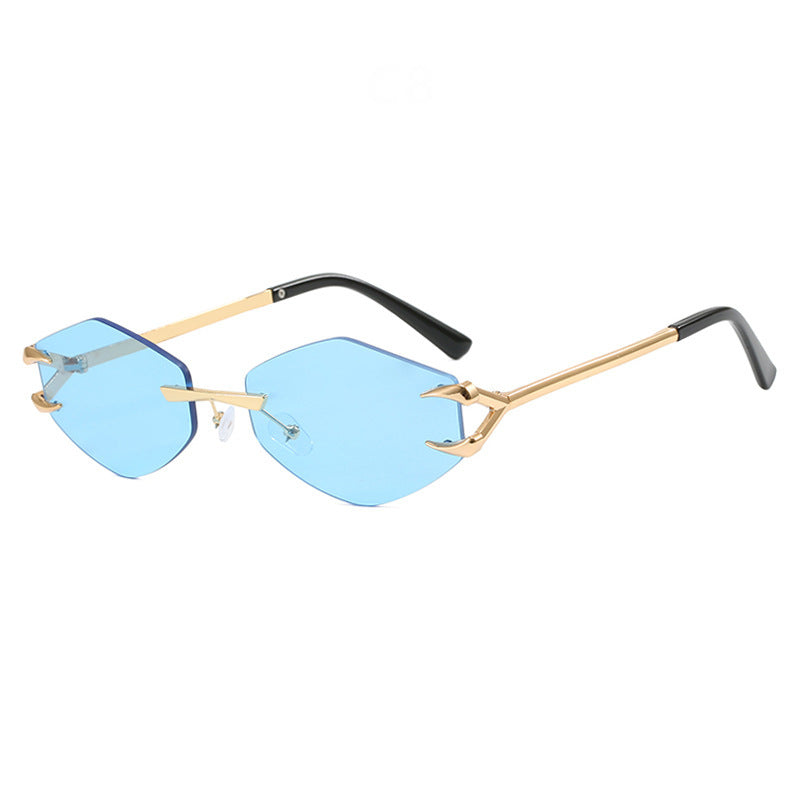 Women's geometric designer sunglasses with outstanding metal frame Kalsten